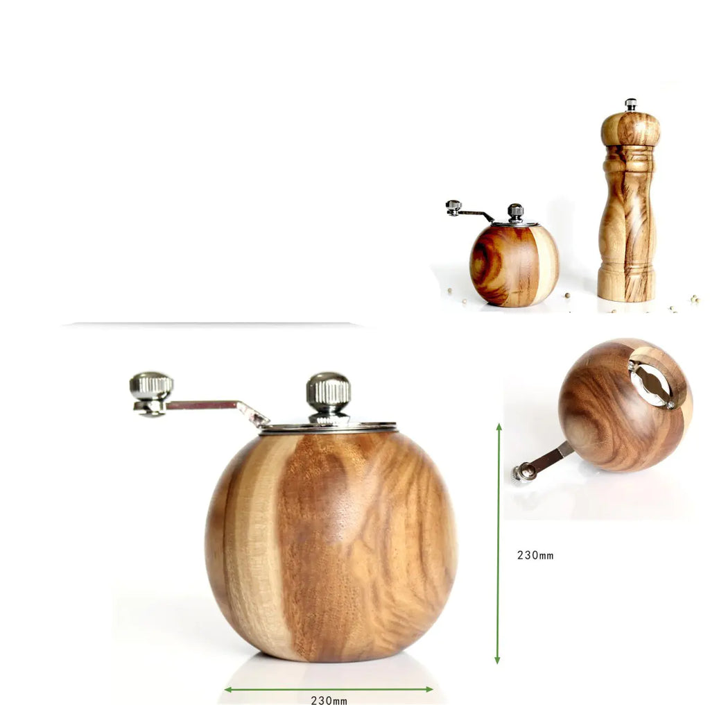Wooden Pepper Grinder with Ceramic Core
