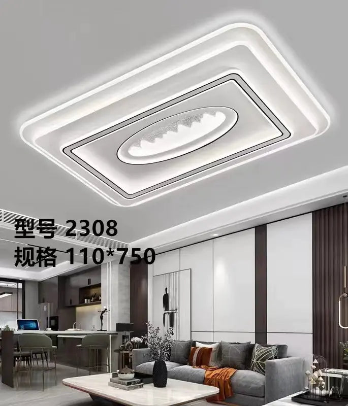 Smart LED Ceiling Light 360W - Modern Design