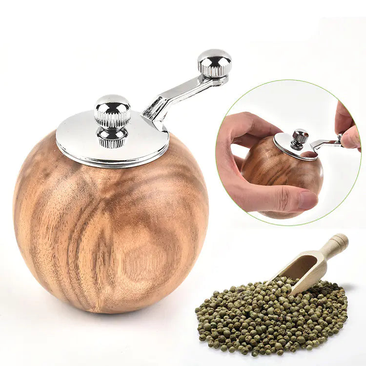 Wooden Pepper Grinder with Ceramic Core