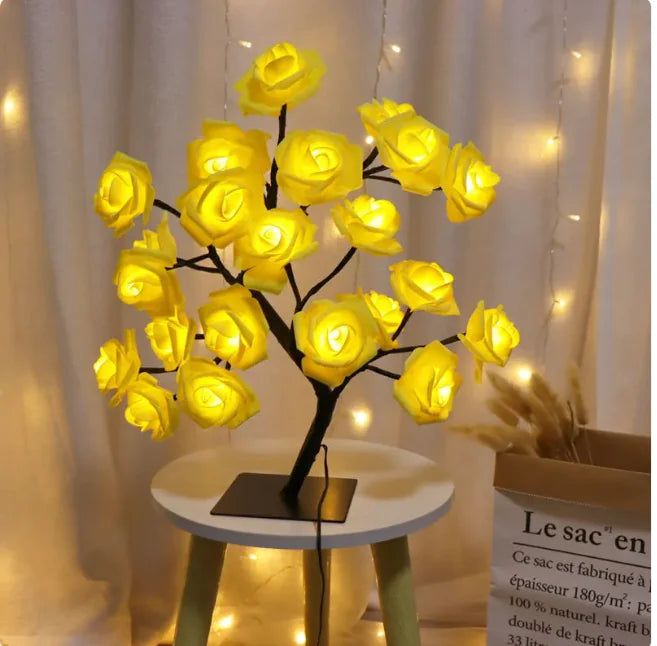 LED Rose Tree Lamp