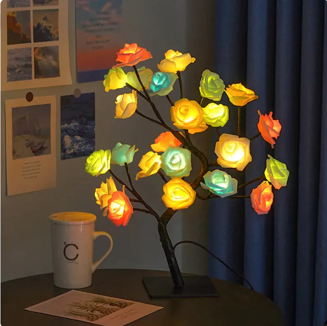 LED Rose Tree Lamp